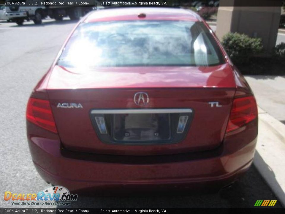 2004 Acura TL 3.2 Redondo Red Pearl / Ebony Photo #5