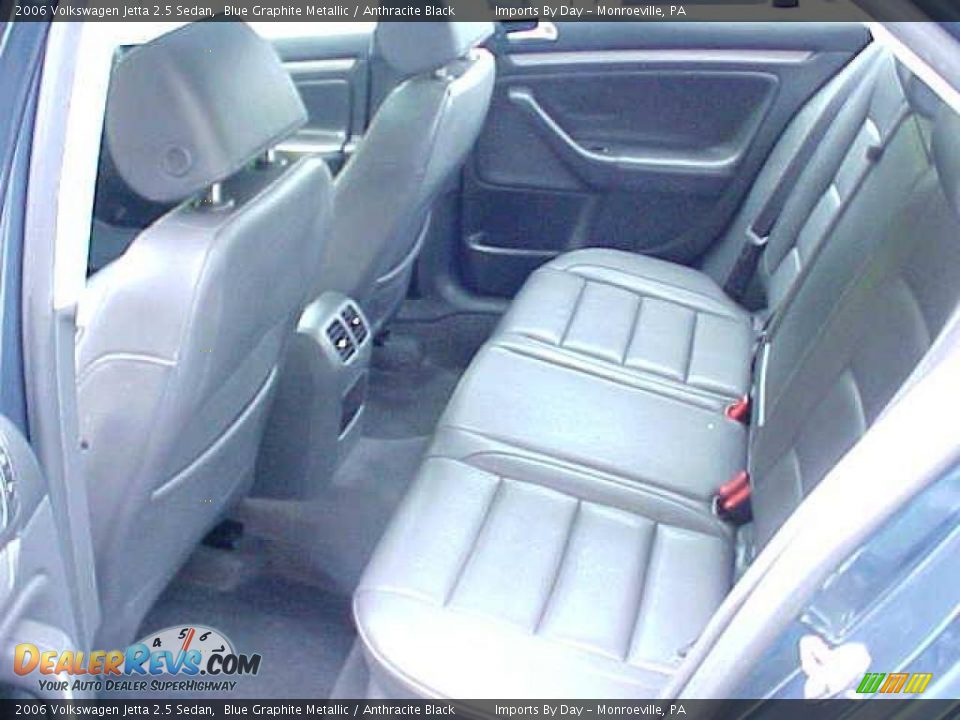 2006 Volkswagen Jetta 2.5 Sedan Blue Graphite Metallic / Anthracite Black Photo #9