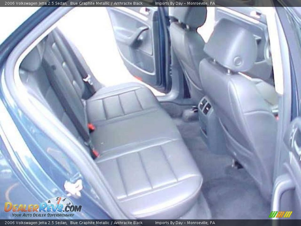 2006 Volkswagen Jetta 2.5 Sedan Blue Graphite Metallic / Anthracite Black Photo #10