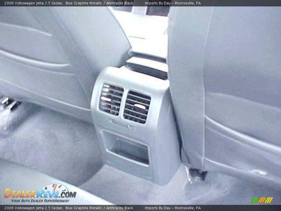 2006 Volkswagen Jetta 2.5 Sedan Blue Graphite Metallic / Anthracite Black Photo #13