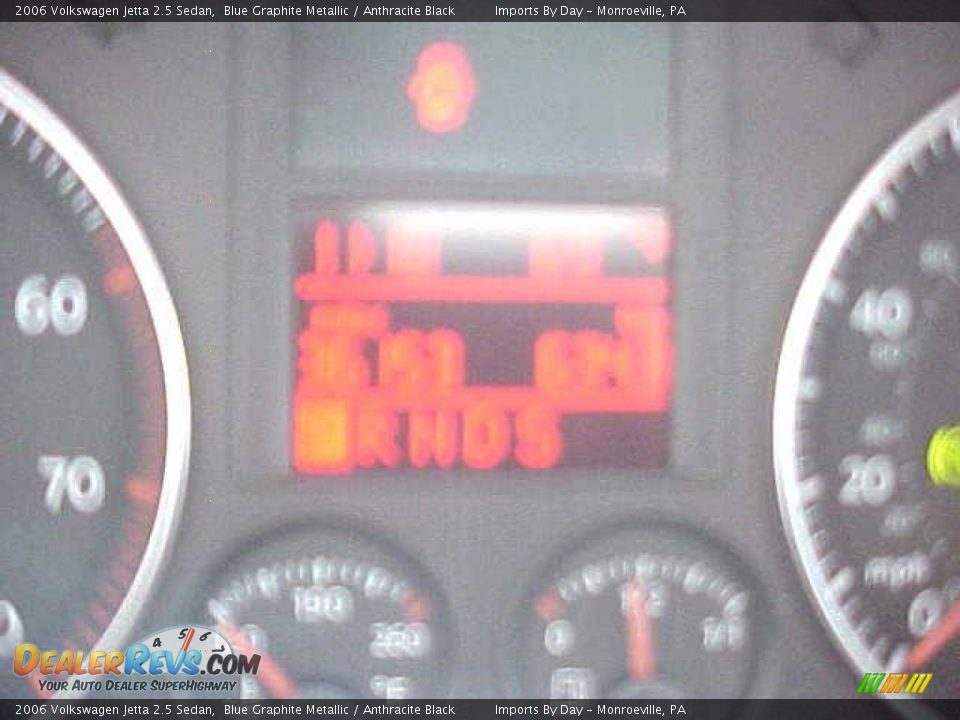 2006 Volkswagen Jetta 2.5 Sedan Blue Graphite Metallic / Anthracite Black Photo #19