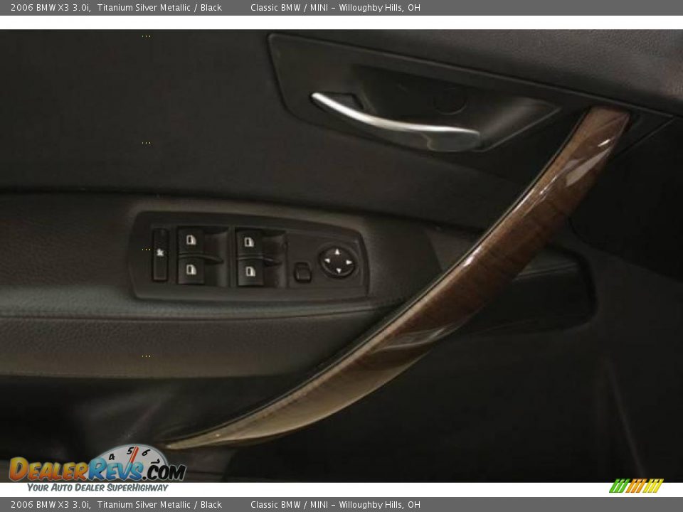 2006 BMW X3 3.0i Titanium Silver Metallic / Black Photo #9