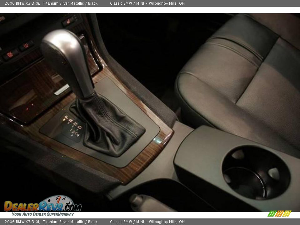 2006 BMW X3 3.0i Titanium Silver Metallic / Black Photo #16