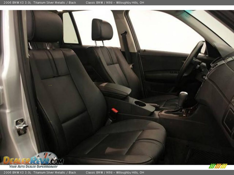 2006 BMW X3 3.0i Titanium Silver Metallic / Black Photo #18