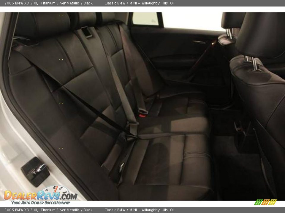 2006 BMW X3 3.0i Titanium Silver Metallic / Black Photo #19