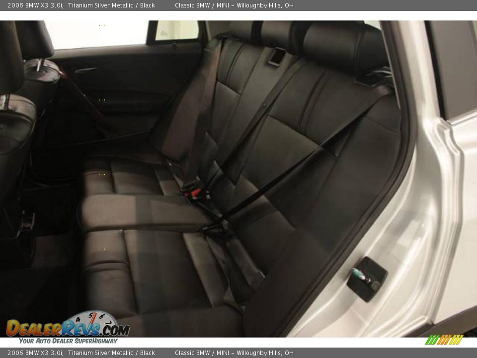 2006 BMW X3 3.0i Titanium Silver Metallic / Black Photo #20