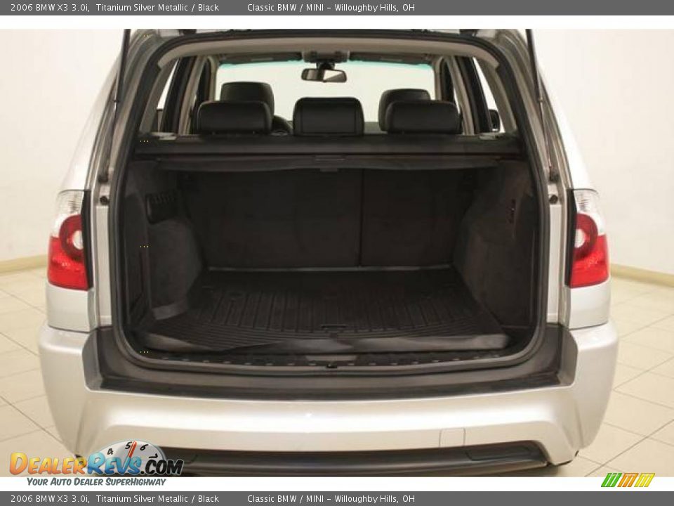 2006 BMW X3 3.0i Titanium Silver Metallic / Black Photo #21