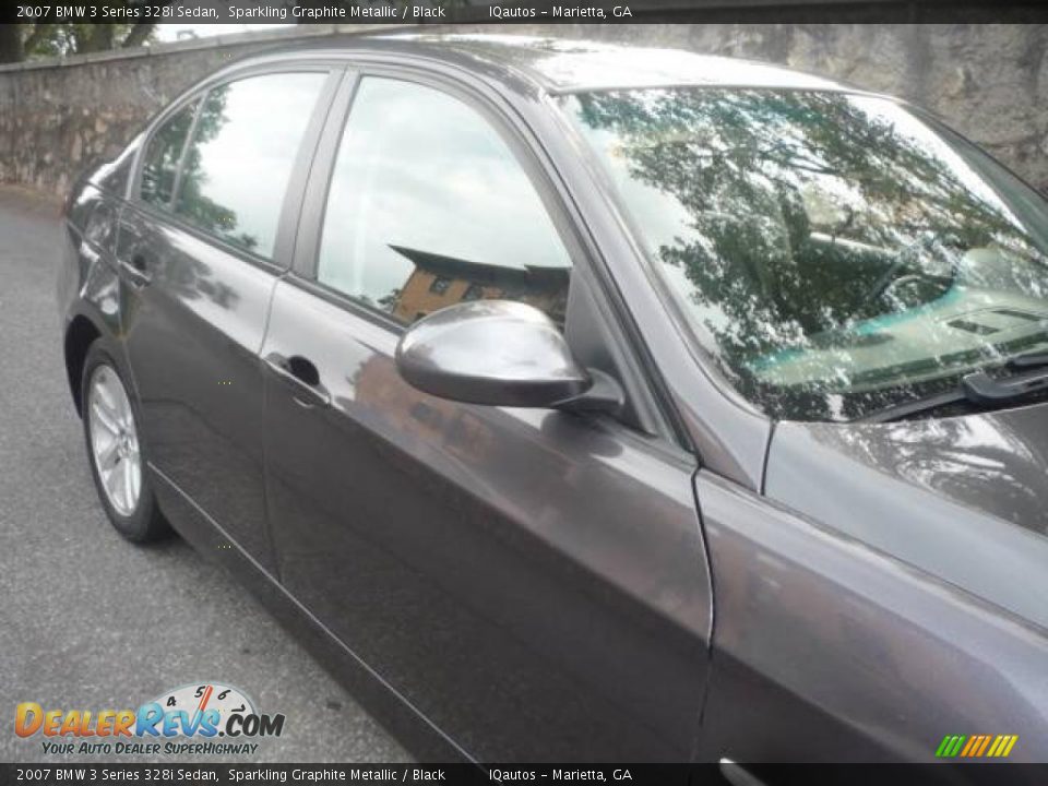 2007 BMW 3 Series 328i Sedan Sparkling Graphite Metallic / Black Photo #5