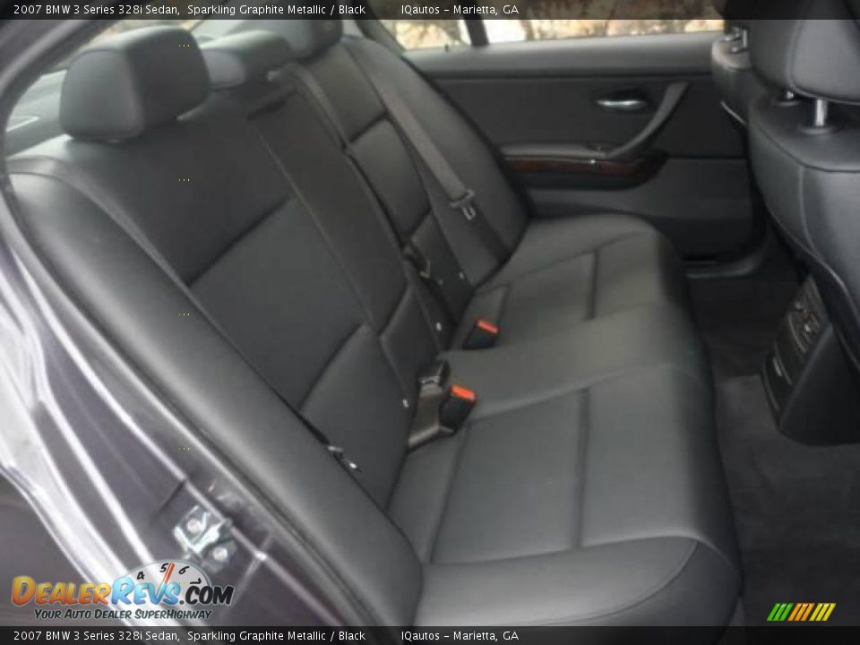 2007 BMW 3 Series 328i Sedan Sparkling Graphite Metallic / Black Photo #8