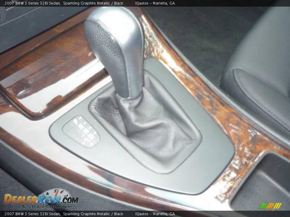 2007 BMW 3 Series 328i Sedan Sparkling Graphite Metallic / Black Photo #22
