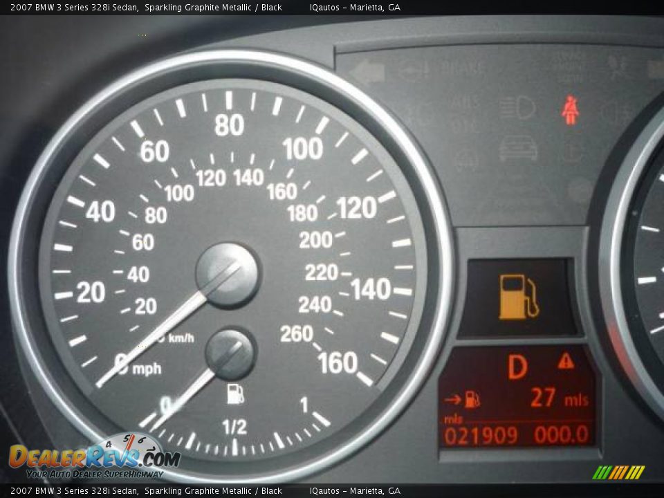 2007 BMW 3 Series 328i Sedan Sparkling Graphite Metallic / Black Photo #24