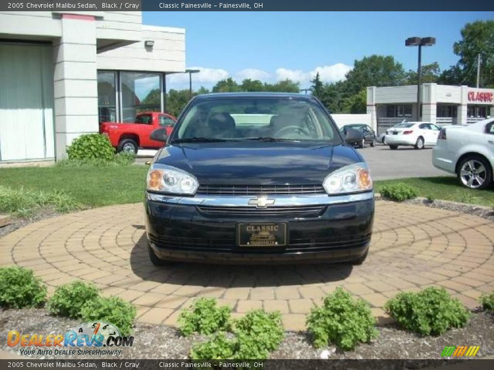 2005 Chevrolet Malibu Sedan Black / Gray Photo #3