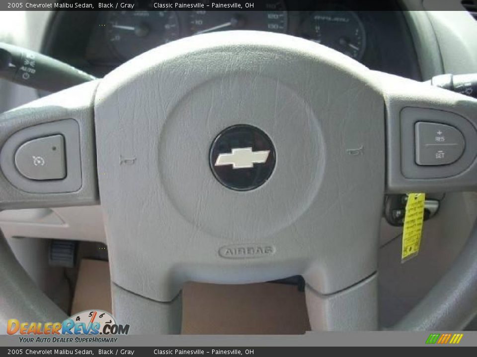 2005 Chevrolet Malibu Sedan Black / Gray Photo #9