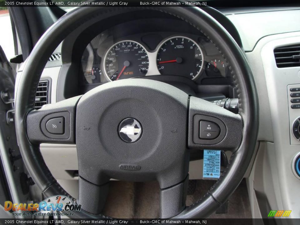 2005 Chevrolet Equinox LT AWD Galaxy Silver Metallic / Light Gray Photo #17