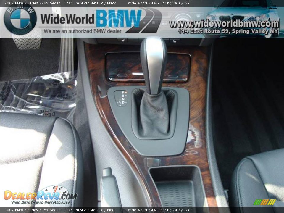 2007 BMW 3 Series 328xi Sedan Titanium Silver Metallic / Black Photo #13