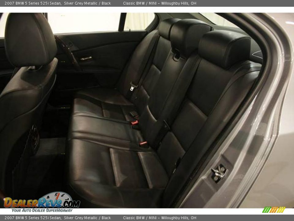 2007 BMW 5 Series 525i Sedan Silver Grey Metallic / Black Photo #20