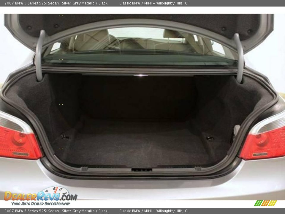 2007 BMW 5 Series 525i Sedan Silver Grey Metallic / Black Photo #22