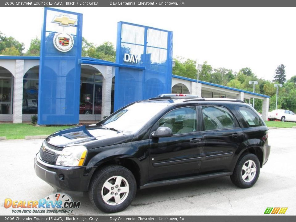 2006 Chevrolet Equinox LS AWD Black / Light Gray Photo #1