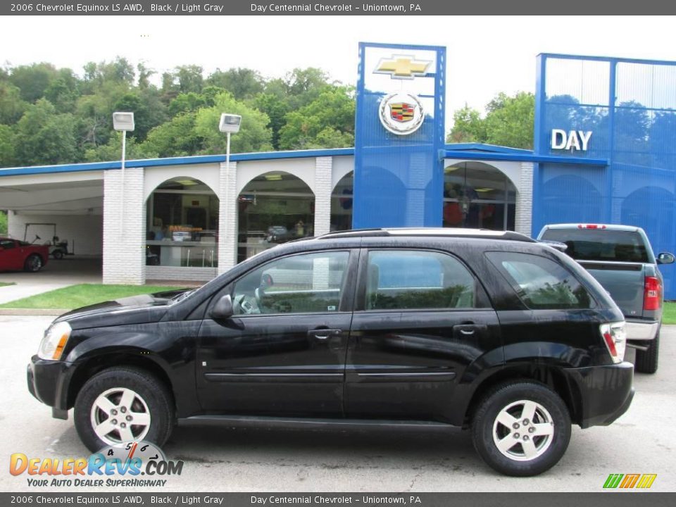 2006 Chevrolet Equinox LS AWD Black / Light Gray Photo #2