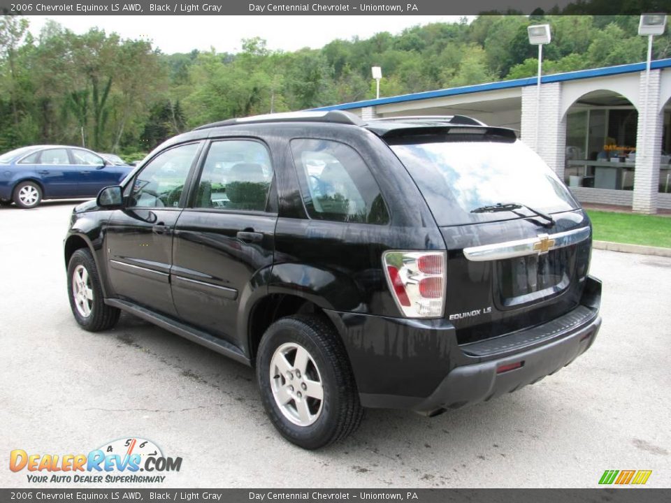2006 Chevrolet Equinox LS AWD Black / Light Gray Photo #3