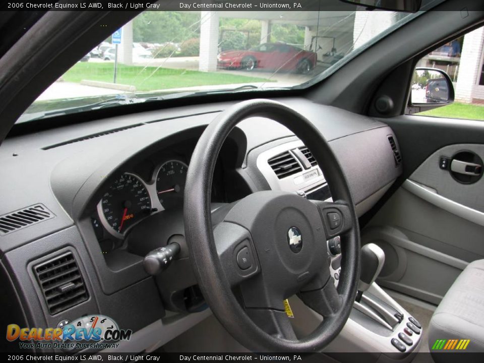 2006 Chevrolet Equinox LS AWD Black / Light Gray Photo #6