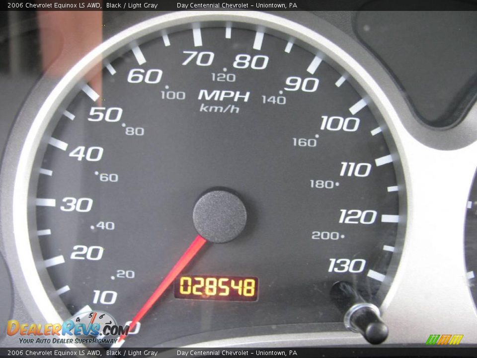 2006 Chevrolet Equinox LS AWD Black / Light Gray Photo #9