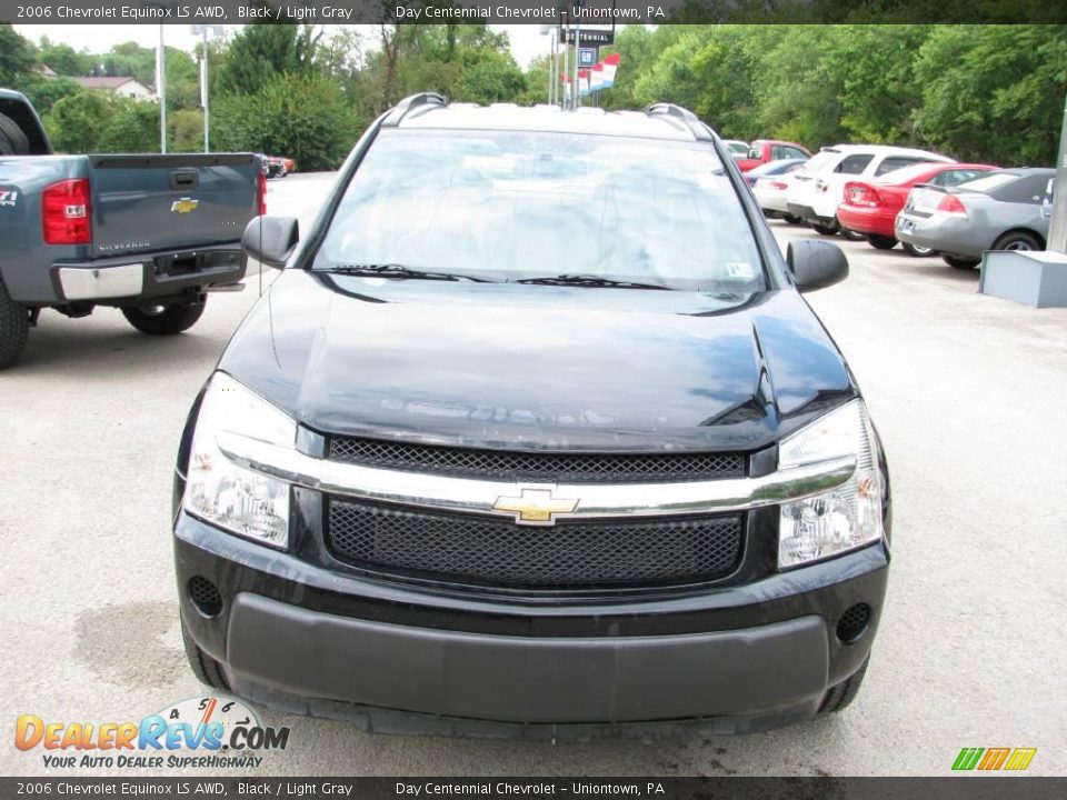 2006 Chevrolet Equinox LS AWD Black / Light Gray Photo #10