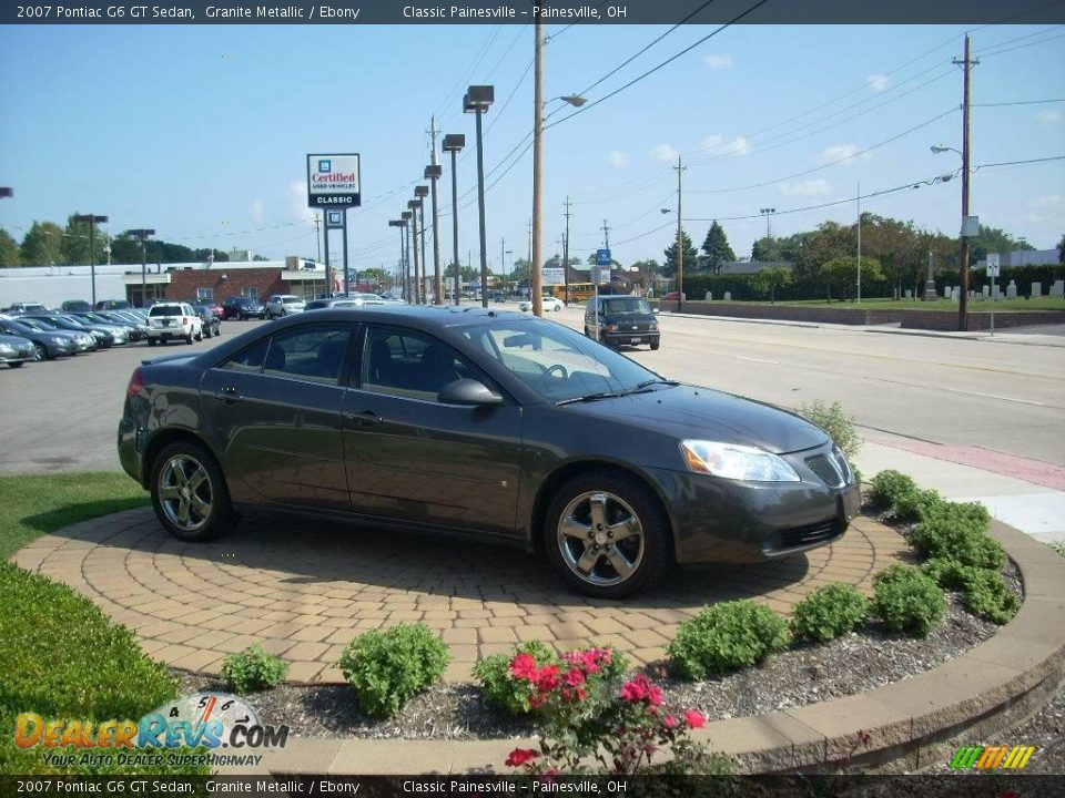 2007 Pontiac G6 GT Sedan Granite Metallic / Ebony Photo #4