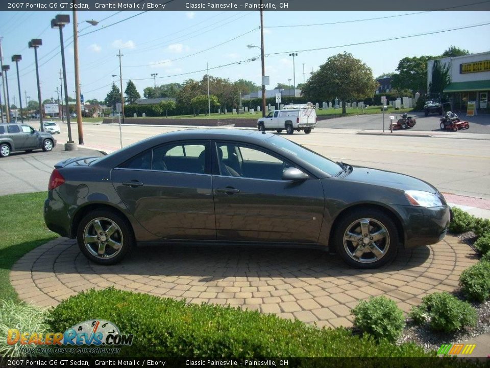 2007 Pontiac G6 GT Sedan Granite Metallic / Ebony Photo #5