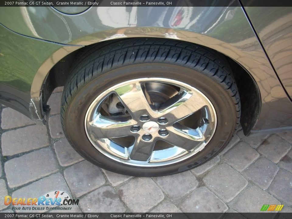 2007 Pontiac G6 GT Sedan Granite Metallic / Ebony Photo #6