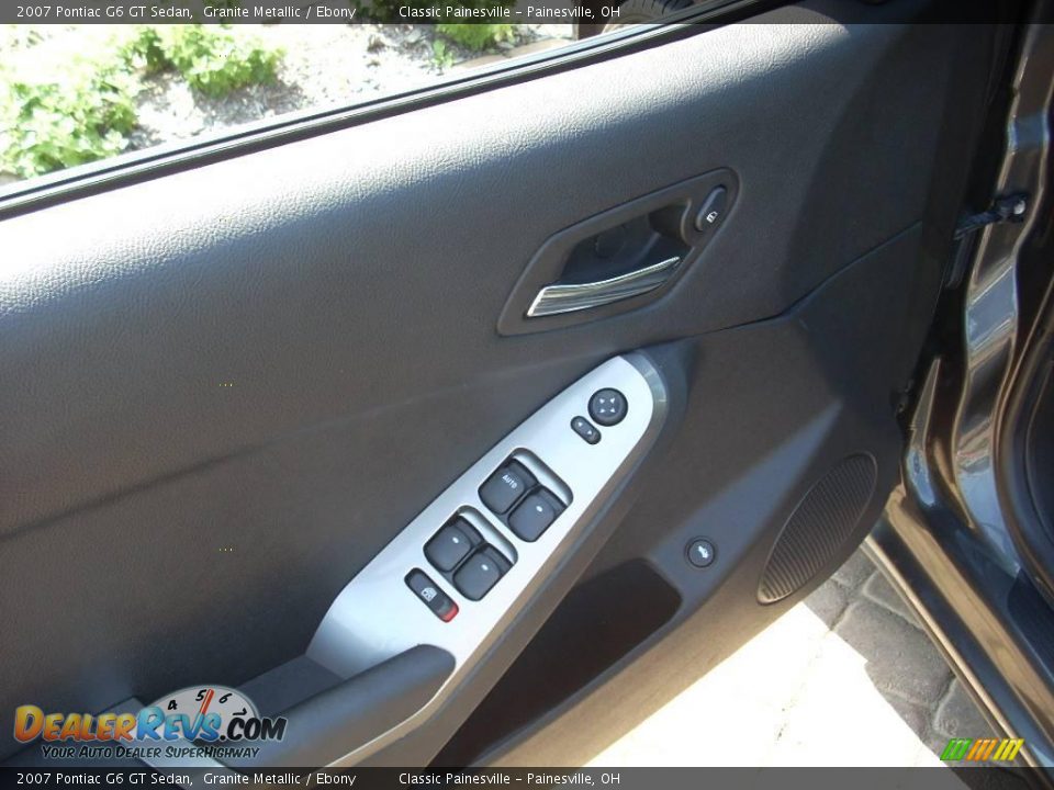 2007 Pontiac G6 GT Sedan Granite Metallic / Ebony Photo #10