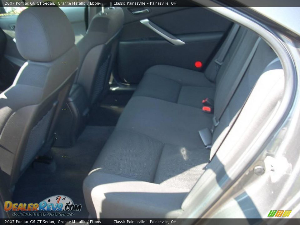 2007 Pontiac G6 GT Sedan Granite Metallic / Ebony Photo #11