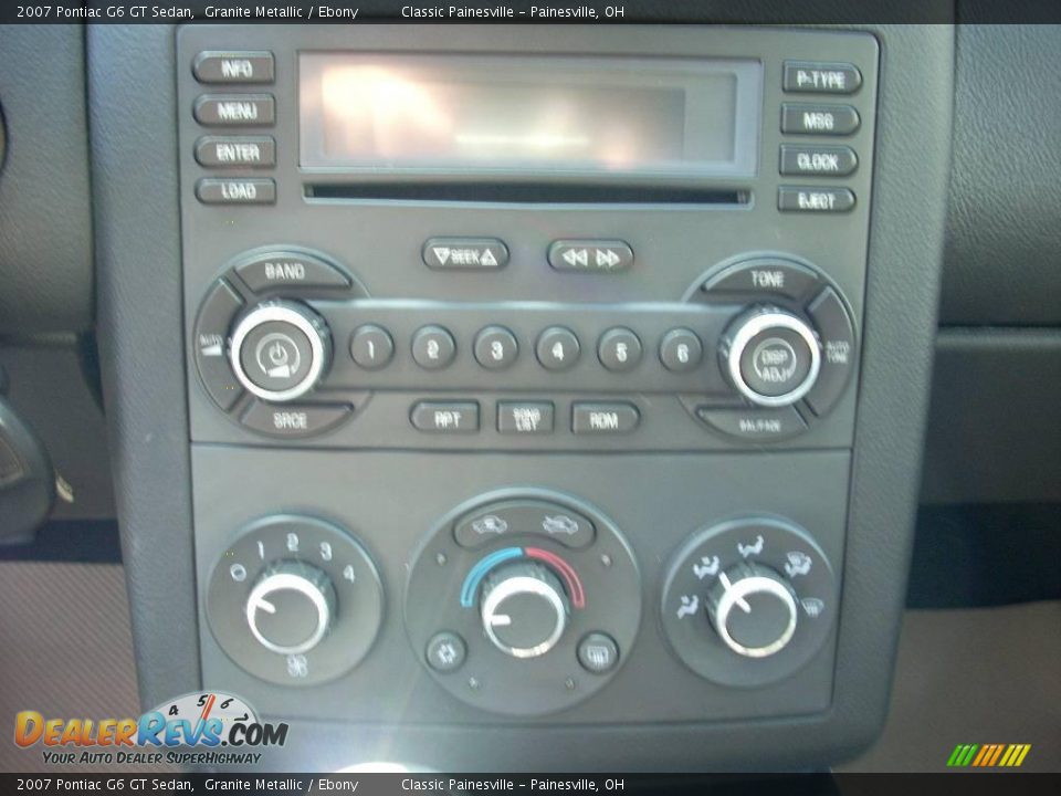 2007 Pontiac G6 GT Sedan Granite Metallic / Ebony Photo #12