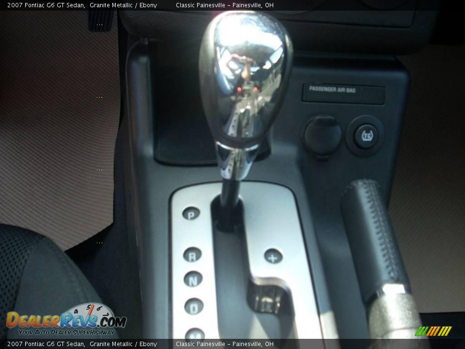 2007 Pontiac G6 GT Sedan Granite Metallic / Ebony Photo #13