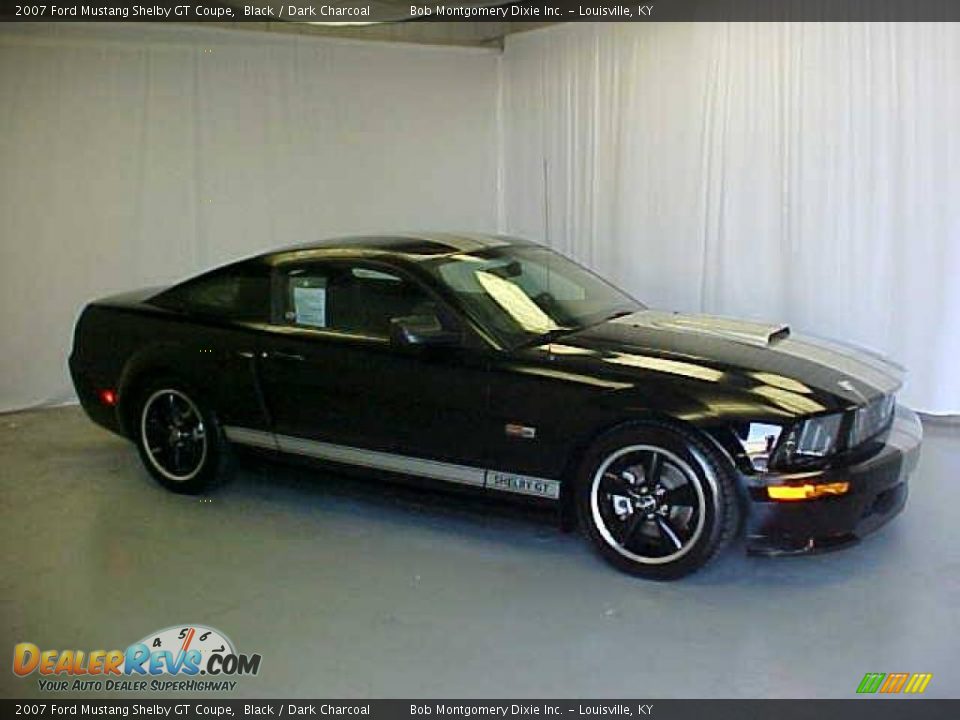 2007 Ford Mustang Shelby GT Coupe Black / Dark Charcoal Photo #1