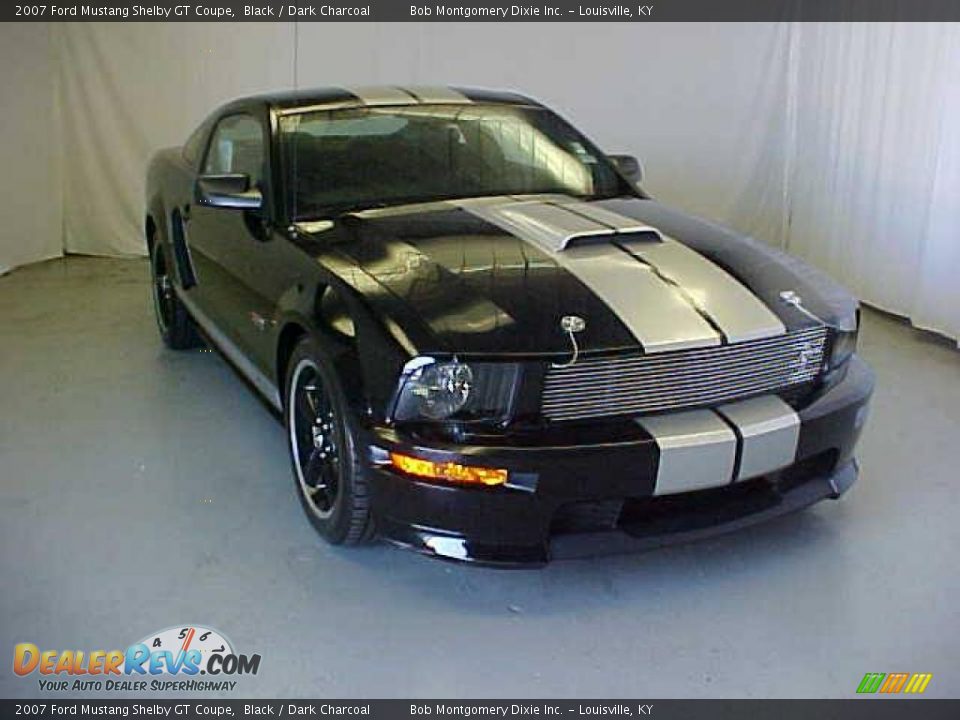 2007 Ford Mustang Shelby GT Coupe Black / Dark Charcoal Photo #3