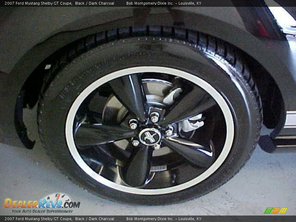 2007 Ford Mustang Shelby GT Coupe Black / Dark Charcoal Photo #7