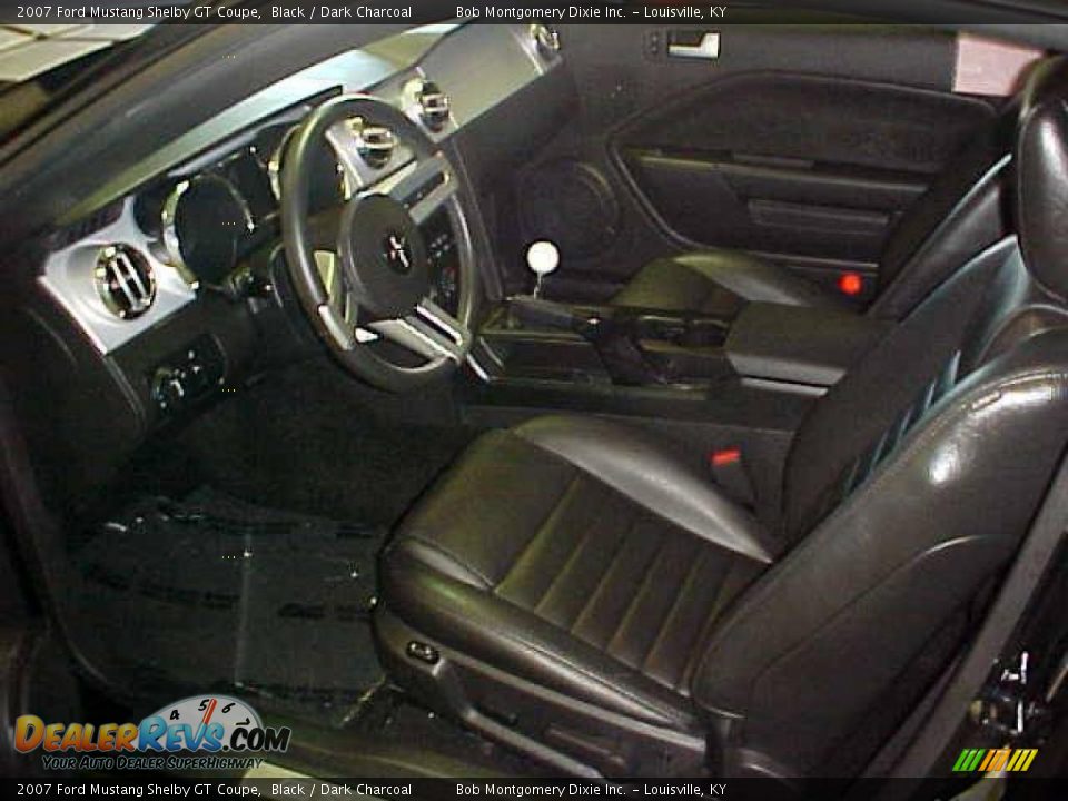 2007 Ford Mustang Shelby GT Coupe Black / Dark Charcoal Photo #9
