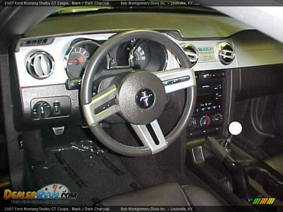 2007 Ford Mustang Shelby GT Coupe Black / Dark Charcoal Photo #10