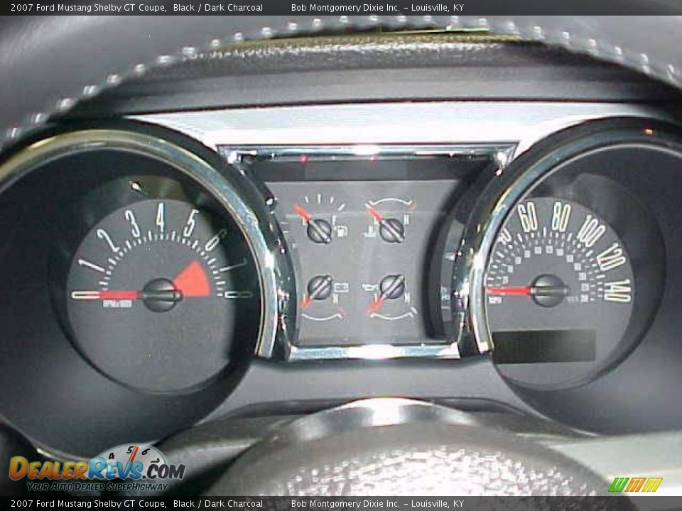 2007 Ford Mustang Shelby GT Coupe Black / Dark Charcoal Photo #13