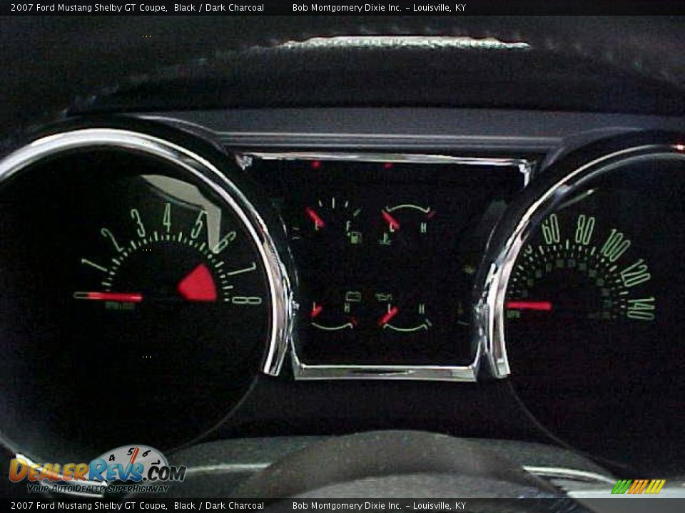 2007 Ford Mustang Shelby GT Coupe Black / Dark Charcoal Photo #16