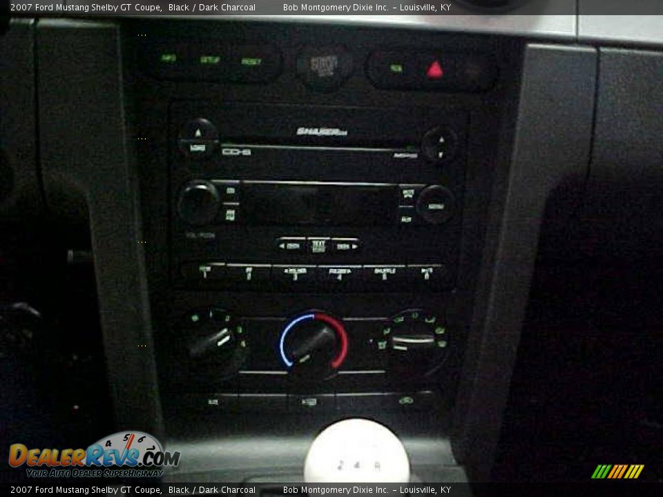 2007 Ford Mustang Shelby GT Coupe Black / Dark Charcoal Photo #17