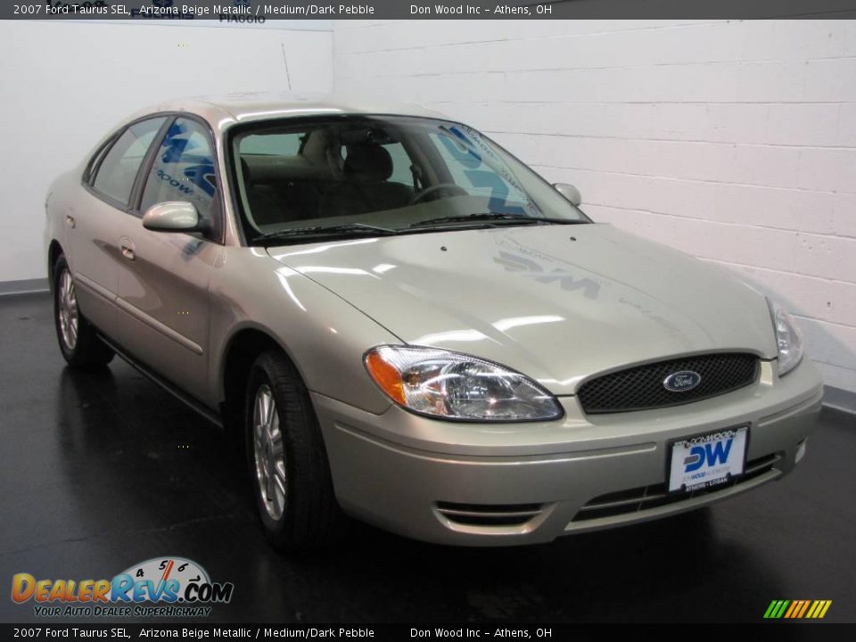 2007 Ford Taurus SEL Arizona Beige Metallic / Medium/Dark Pebble Photo #1