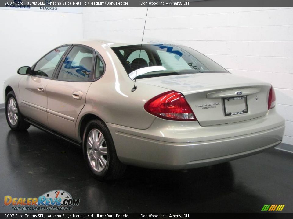 2007 Ford Taurus SEL Arizona Beige Metallic / Medium/Dark Pebble Photo #3
