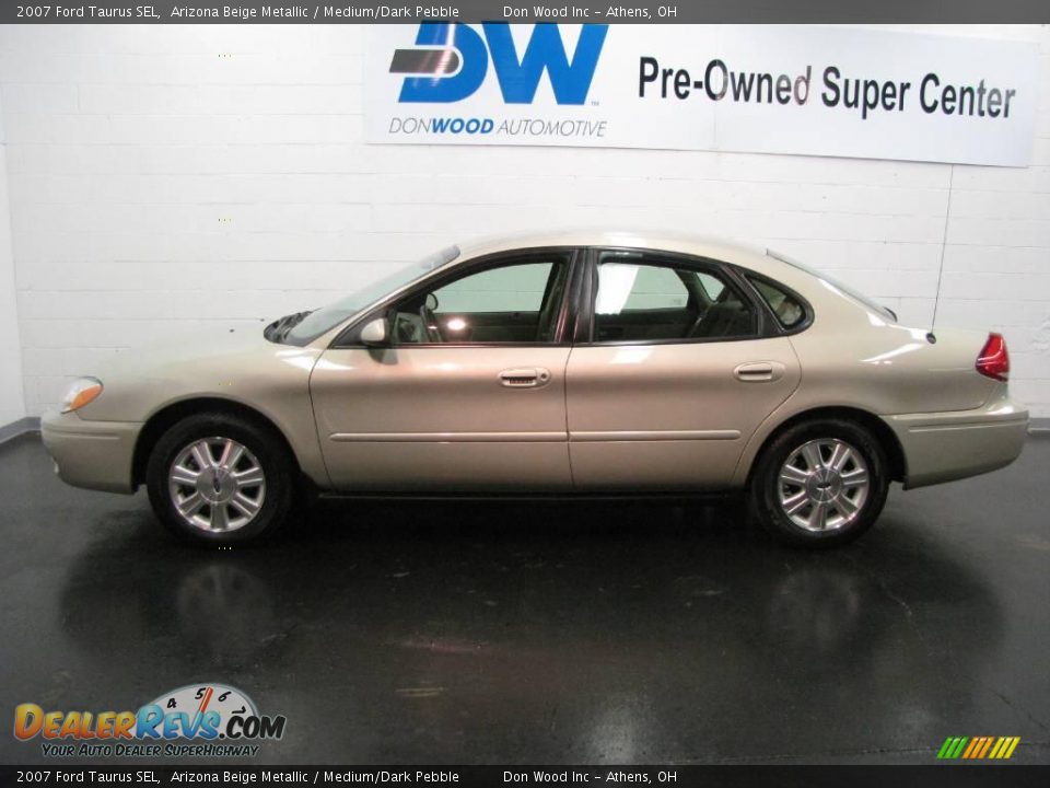 2007 Ford Taurus SEL Arizona Beige Metallic / Medium/Dark Pebble Photo #5