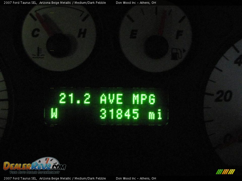 2007 Ford Taurus SEL Arizona Beige Metallic / Medium/Dark Pebble Photo #19