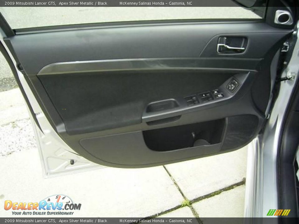 2009 Mitsubishi Lancer GTS Apex Silver Metallic / Black Photo #7