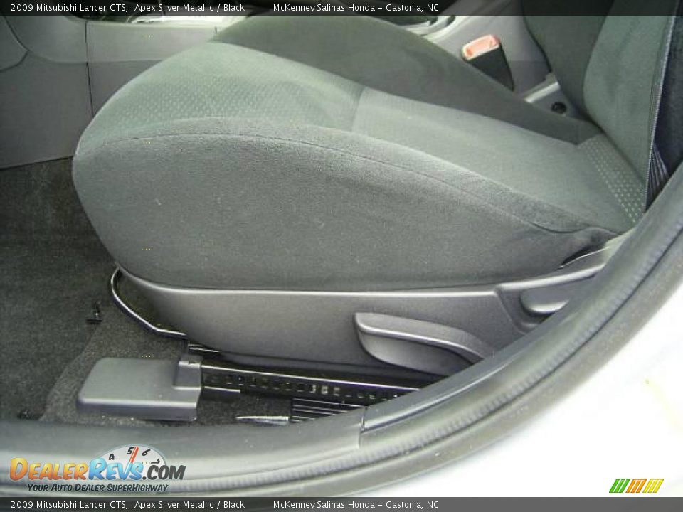 2009 Mitsubishi Lancer GTS Apex Silver Metallic / Black Photo #9