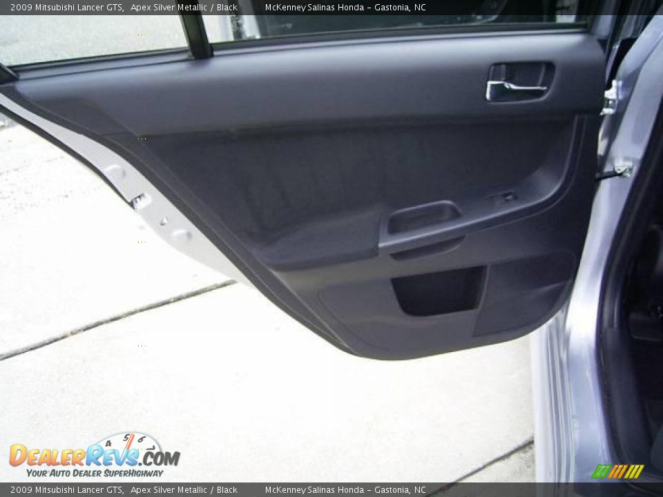 2009 Mitsubishi Lancer GTS Apex Silver Metallic / Black Photo #11