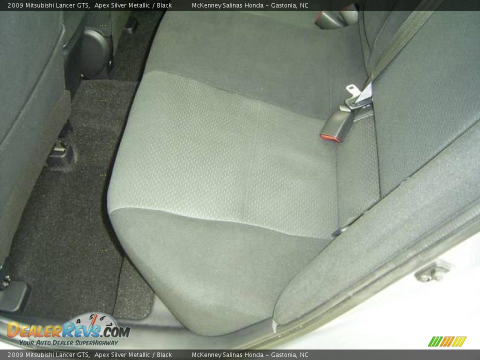 2009 Mitsubishi Lancer GTS Apex Silver Metallic / Black Photo #12